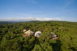Aerial view of The Highlands.