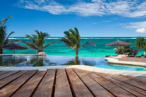 Swimming pool at Water Lovers Beach Resort.