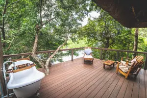 Tu baño privado al aire libre.