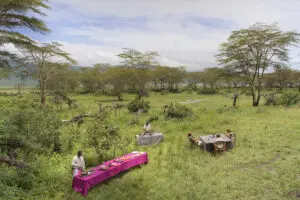 Almuerzo cerca de The Highlands.