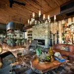 El bar del Tengile River Lodge.