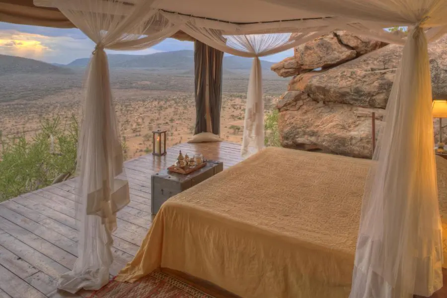 Samburu Saruni villa view.
