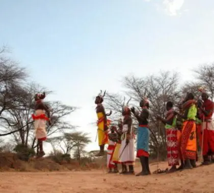 La comunidad de Kalama, cerca de Saruni Samburu.