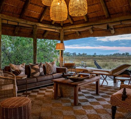Little Sable, main lounge, Okavango Delta, Botswana