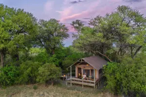 Little Sable guest tent exterior.