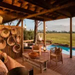 The pool lounge.