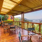 Relax on the deck and take in the lake views.