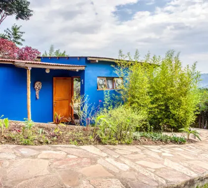 The colourful Chameleon Hill Lodge is situated in one of the most magnificent locations in Uganda.