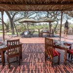 La cubierta del comedor.