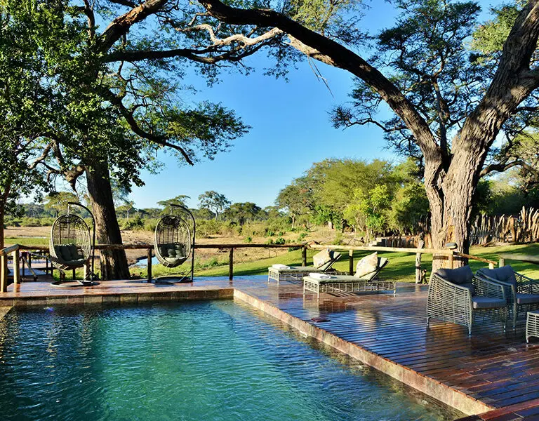 La piscina del Elephant Valley Lodge.