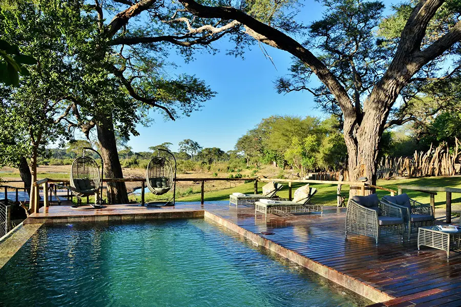 La piscina del Elephant Valley Lodge.