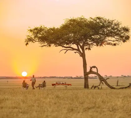 Sundowners at Ubuntu Migration Camp. 