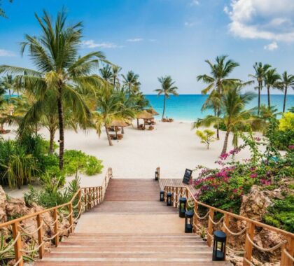 Zuri Zanzibar Hotel & Resort beach views.