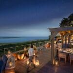 Bumi Hill's fine dining in the open air adds a sprinkle of romance as the sun begins to fade.