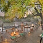 After a delicious supper at Kanga, gather around the fire and swap stories about the days adventures.