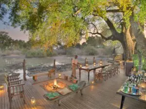 After a delicious supper at Kanga, gather around the fire and swap stories about the days adventures.