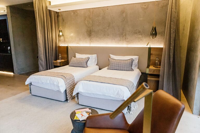 Karula House suite bedroom.