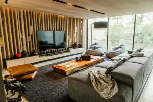 Salón de ocio de Mapogo House.