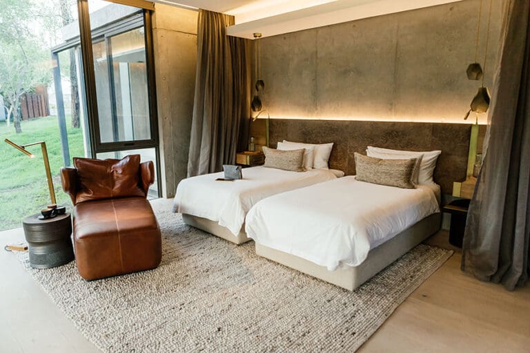 Mapogo House twin suite.