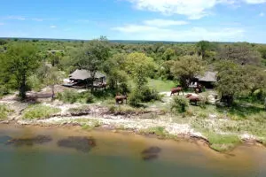 Vista desde lo alto de Old Drift Lodge.