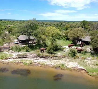 View from the top of Old Drift Lodge.