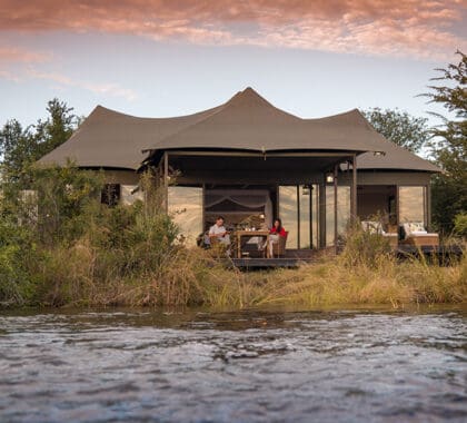 The lodge exudes an old-world charm among modern luxuries.