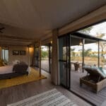 Todas las suites dan a una terraza privada.