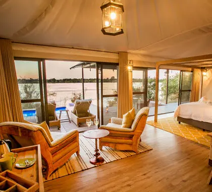 The lounge is perfect to unwind.