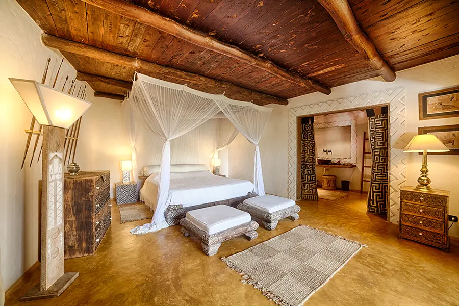 Alfajiri Beach Villa bedroom.