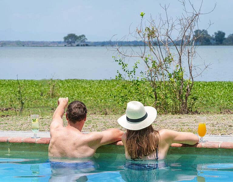 See what you can spot while taking a swim. 