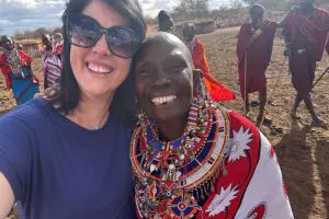 Encuentro con los masai en Amboseli, Kenia. 