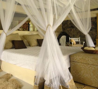 Mbweha Camps luxury room.