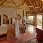 Spacious bedroom suites.