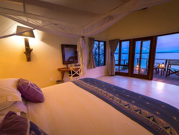 Pumulani offers luxury accommodation with stunning views over Lake Malawi.
