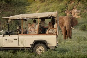 Saruni Samburu Lodge, lejos de las multitudes de turistas.