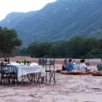Dine out at the Wayo Manyara Green Camp.