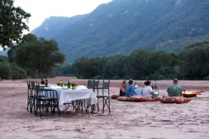 Dine out at the Wayo Manyara Green Camp.