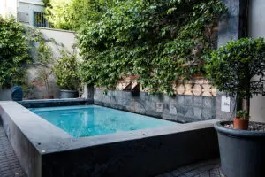 The swimming pool at Welgelegen.