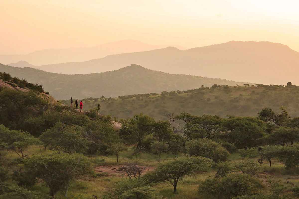 Spectacular view of the Laikipia region.