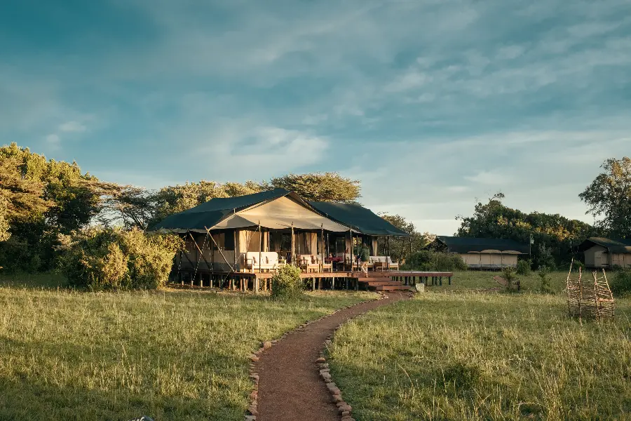 Looking across to Porini Lion Camp | Go2Africa