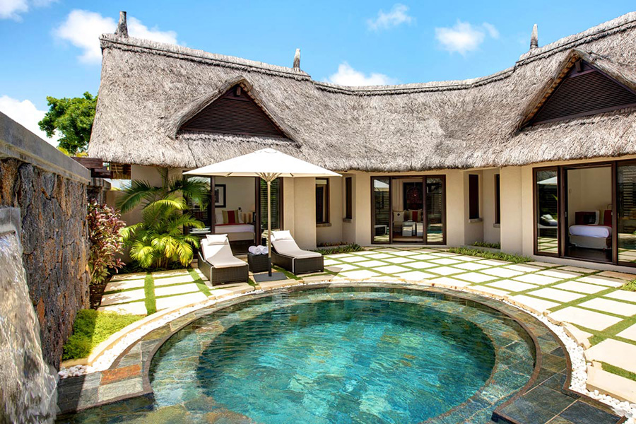 Family villa at LUX Belle Mare in Mauritius.