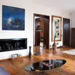 Maison Galleni has a pleasing combination of occasional antiques and mid-century pieces.