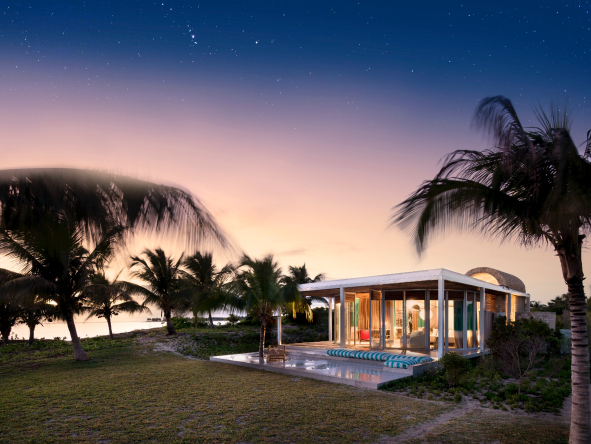 Breath-taking ocean views and direct access to the beach from luxury villas.