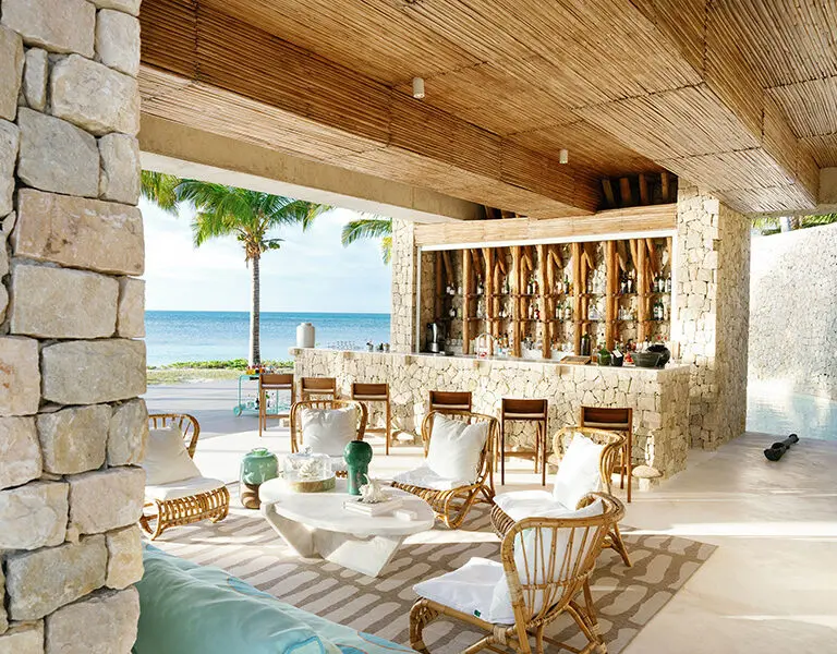 The lounge and bar.
