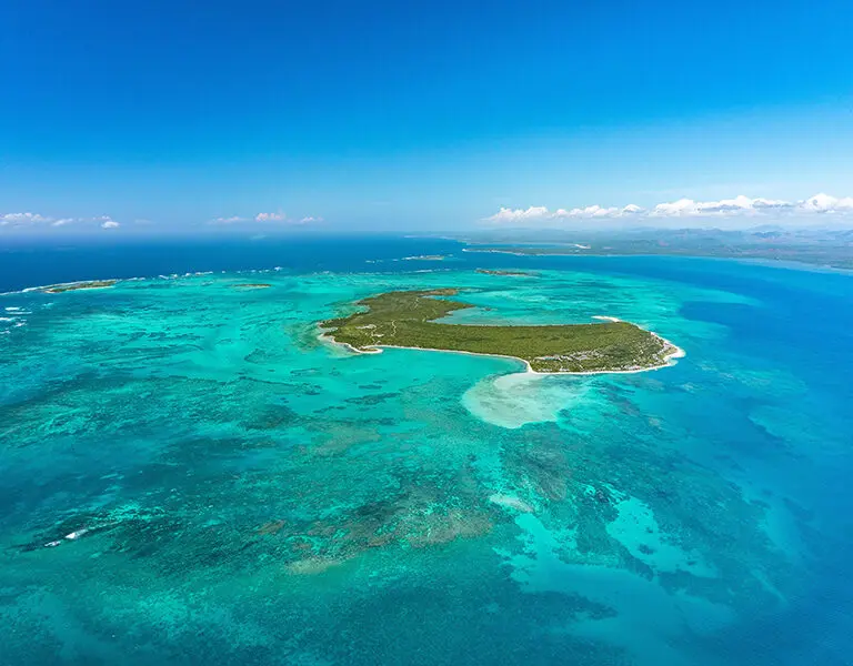 Private island.