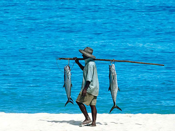 Try your hand at the traditional Malagasy net casting; the waters of Madagascar are an angler’s paradise.