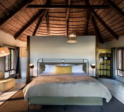 KhwaiBushCamp-UpperLevelBedroom-LuxuryRoom