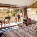 OffBeat Mara Camp family tent.