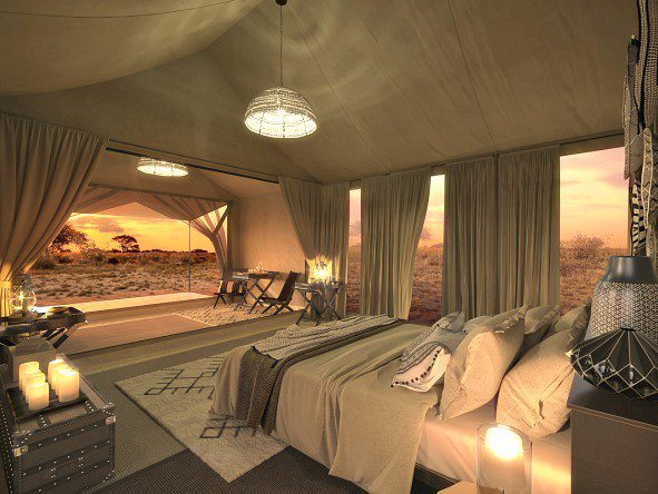 Luxury tented camping experience in the Serengeti.