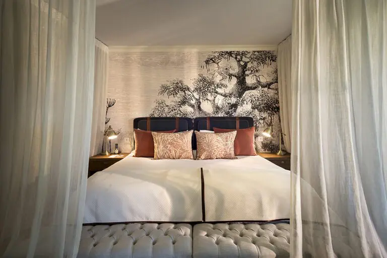 Twin beds.